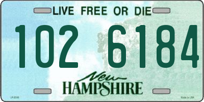 NH license plate 1026184