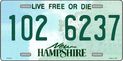 NH license plate 1026237