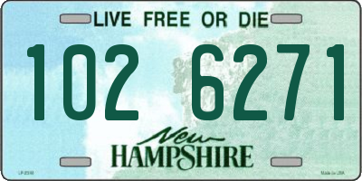NH license plate 1026271