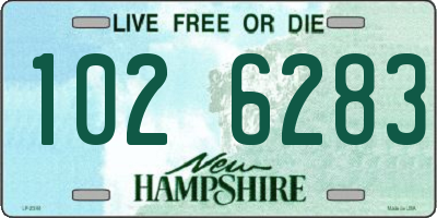NH license plate 1026283