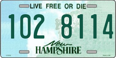 NH license plate 1028114