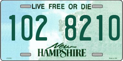 NH license plate 1028210