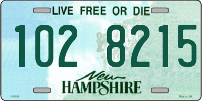 NH license plate 1028215