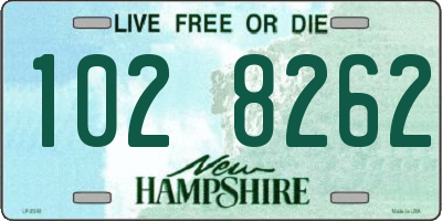 NH license plate 1028262