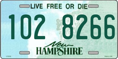NH license plate 1028266