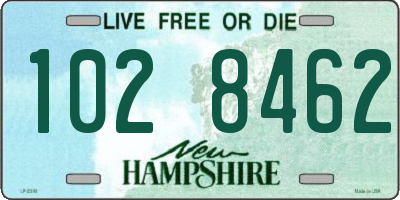 NH license plate 1028462