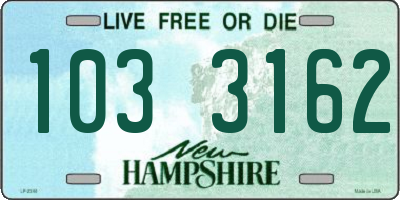NH license plate 1033162