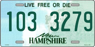 NH license plate 1033279