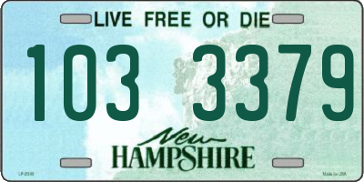 NH license plate 1033379
