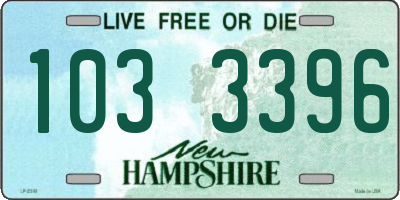 NH license plate 1033396
