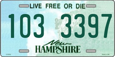 NH license plate 1033397