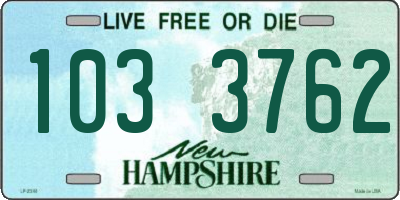 NH license plate 1033762