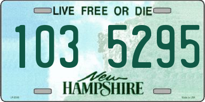 NH license plate 1035295
