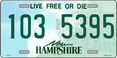 NH license plate 1035395
