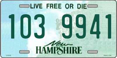 NH license plate 1039941