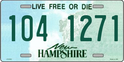 NH license plate 1041271
