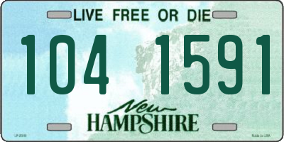 NH license plate 1041591