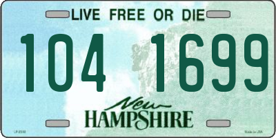 NH license plate 1041699