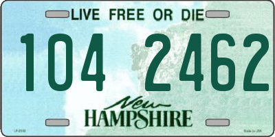 NH license plate 1042462