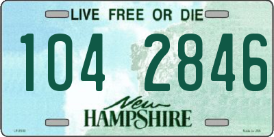 NH license plate 1042846