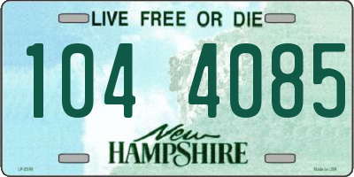 NH license plate 1044085