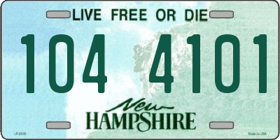 NH license plate 1044101