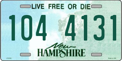 NH license plate 1044131