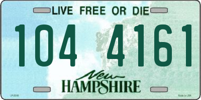 NH license plate 1044161