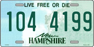 NH license plate 1044199