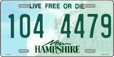 NH license plate 1044479