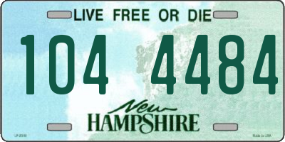 NH license plate 1044484