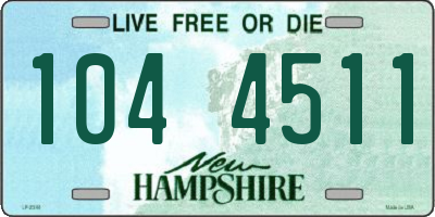 NH license plate 1044511