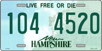 NH license plate 1044520
