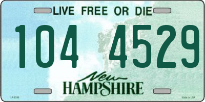 NH license plate 1044529