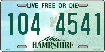 NH license plate 1044541