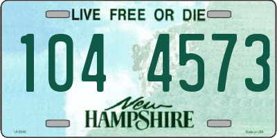 NH license plate 1044573