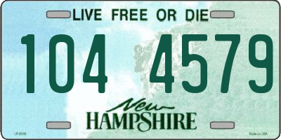 NH license plate 1044579