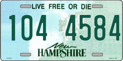NH license plate 1044584