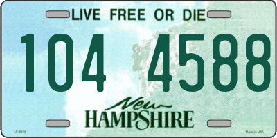 NH license plate 1044588
