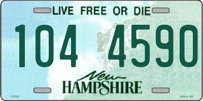 NH license plate 1044590