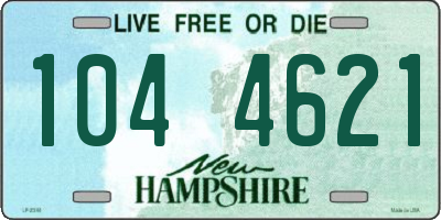 NH license plate 1044621