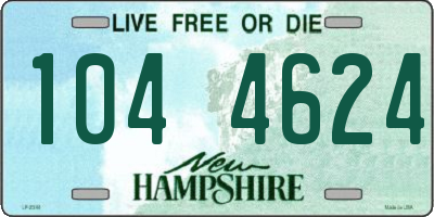 NH license plate 1044624