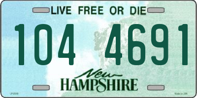 NH license plate 1044691