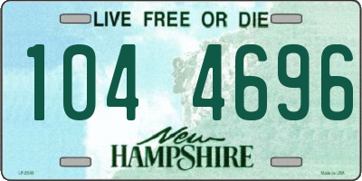 NH license plate 1044696