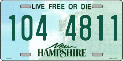 NH license plate 1044811