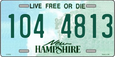 NH license plate 1044813
