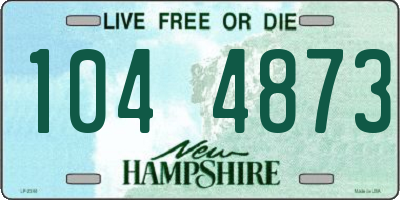 NH license plate 1044873