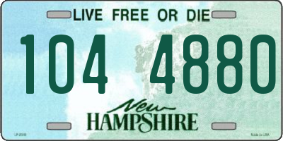 NH license plate 1044880