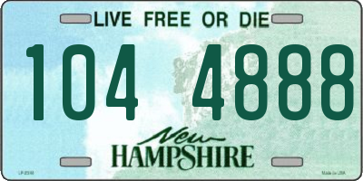 NH license plate 1044888
