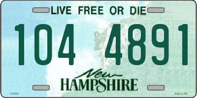NH license plate 1044891